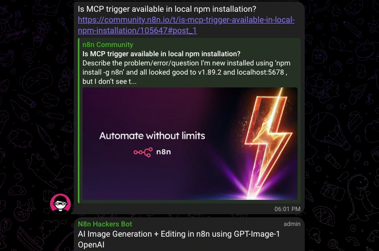 Get the last topics.